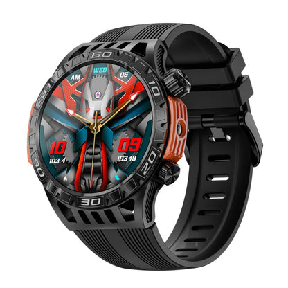 LOKMAT ZEUS6 PRO 1.46-Inch IP68 Waterproof SOS Flashlight Bluetooth Smart Watch - Shello's Creative Boutique