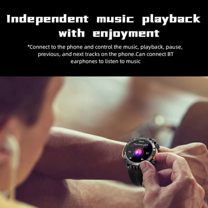 LOKMAT ZEUS6 PRO 1.46-Inch IP68 Waterproof SOS Flashlight Bluetooth Smart Watch - Shello's Creative Boutique