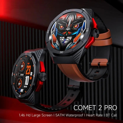 LOKMAT COMET2 PRO 1.46-Inch 5ATM Waterproof Bluetooth Call Smart Watch