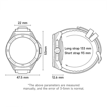 LOKMAT COMET2 PRO 1.46-Inch 5ATM Waterproof Bluetooth Call Smart Watch