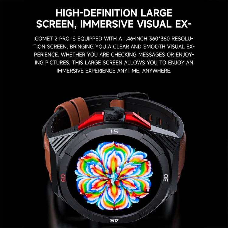 LOKMAT COMET2 PRO 1.46-Inch 5ATM Waterproof Bluetooth Call Smart Watch