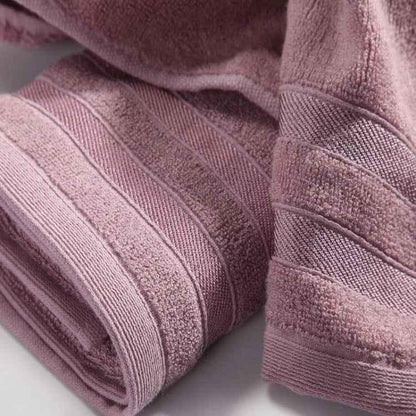 3pcs /Set Soft & Plush Towel Set Bamboo Fiber Cotton Bath Towel Washcloth For Bathroom - Shello's Creative Boutique