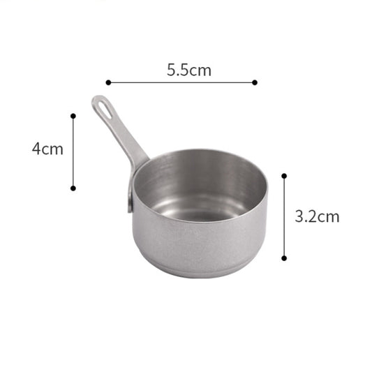 Household 304 Stainless Steel Dispensing Cup Kitchen Steak Sauce Bowl, Small, Medium, Large