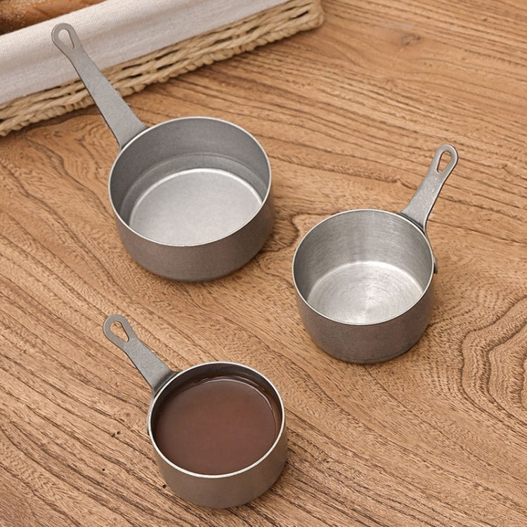 Household 304 Stainless Steel Dispensing Cup Kitchen Steak Sauce Bowl, Small, Medium, Large