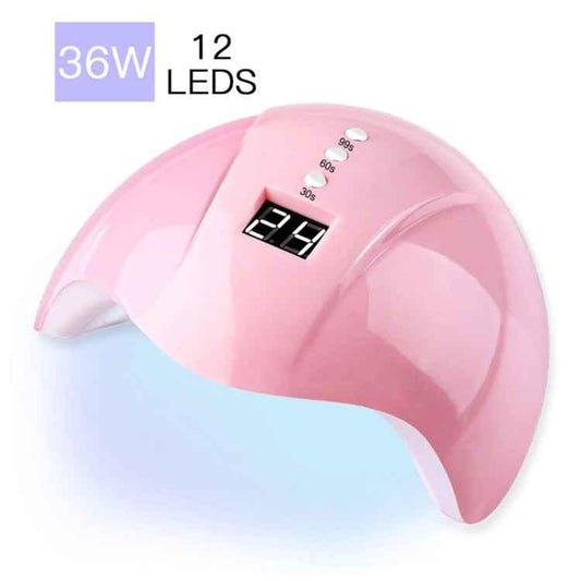 USB Plug-in Seashell Nail Lamp Mini UV Light Therapy Lamp Nail Polishers Stick Diamonds Tool Set - Shello's Creative Boutique