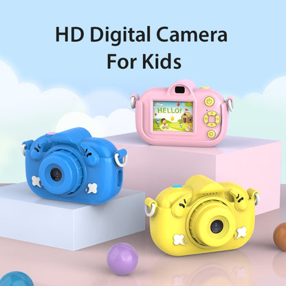 DC501 2.0-Inch 4X Zoom HD Digital Camera Mini Children Photography Camera, Pink, Blue, Blue+32G