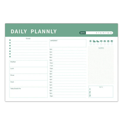A5 120 Pages Magnetic Day Planner Sticky Note Book Tearable Notebook Management Workbook - Shello's Creative Boutique