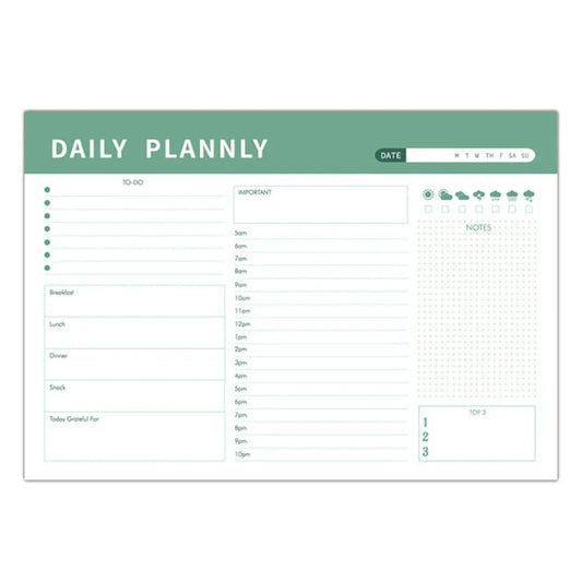 A5 120 Pages Magnetic Day Planner Sticky Note Book Tearable Notebook Management Workbook - Shello's Creative Boutique