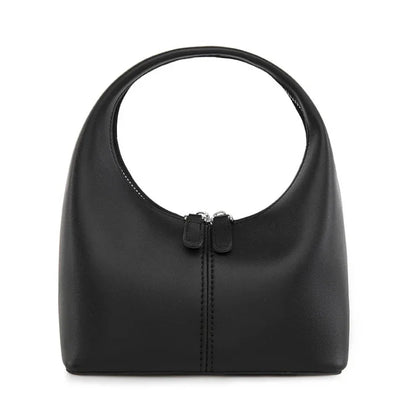 Simple Niche Leather Women Bag Pure Color Design Texture Handbag - Shello's Creative Boutique