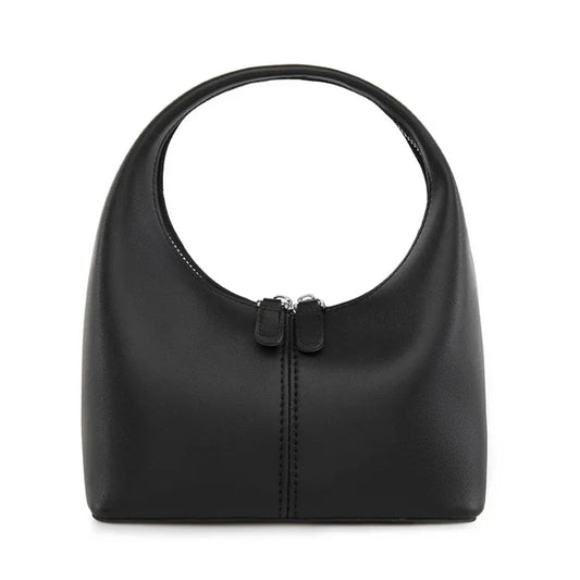 Simple Niche Leather Women Bag Pure Color Design Texture Handbag - Shello's Creative Boutique