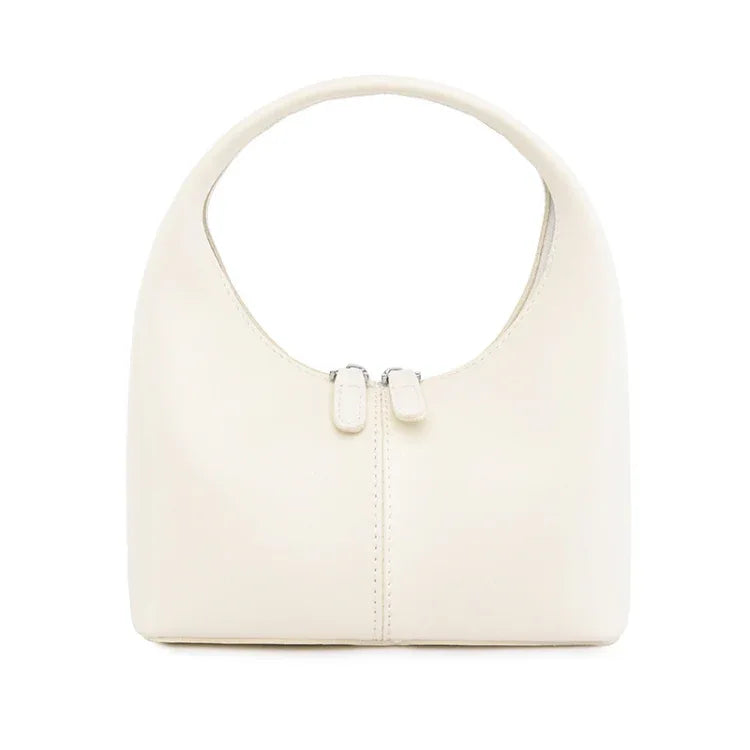 Simple Niche Leather Women Bag Pure Color Design Texture Handbag - Shello's Creative Boutique