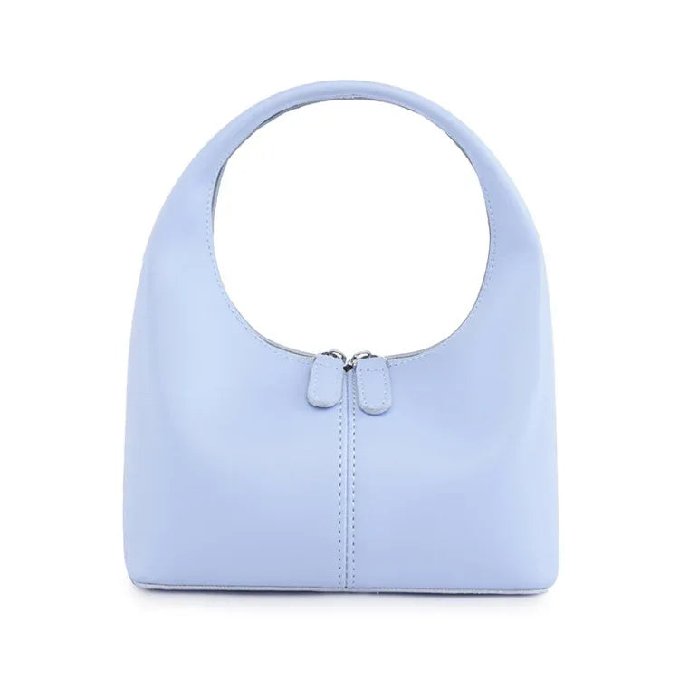 Simple Niche Leather Women Bag Pure Color Design Texture Handbag - Shello's Creative Boutique