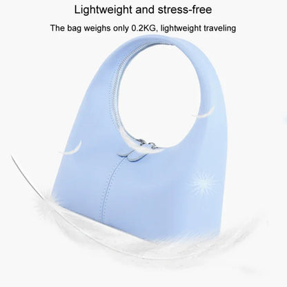 Simple Niche Leather Women Bag Pure Color Design Texture Handbag - Shello's Creative Boutique