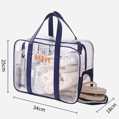 Large Capacity Sports Tote Swimming Bag Waterproof Toiletry And Makeup Organizer Bag - Shello's Creative Boutique