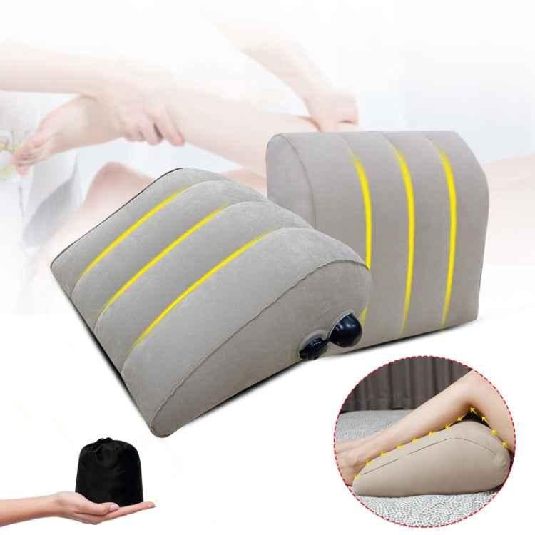 Inflatable Travel Pillow - Portable Leg Rest & Back Support Cushion 48x43cm - Shello's Creative Boutique