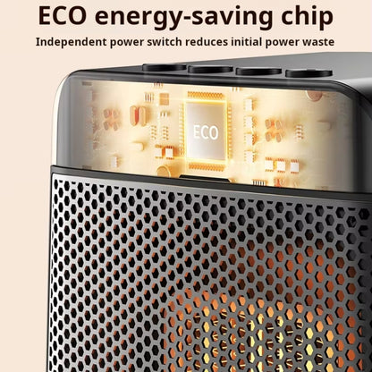 E03 Desktop PTC Heater Dynamic Flame Light Warmer