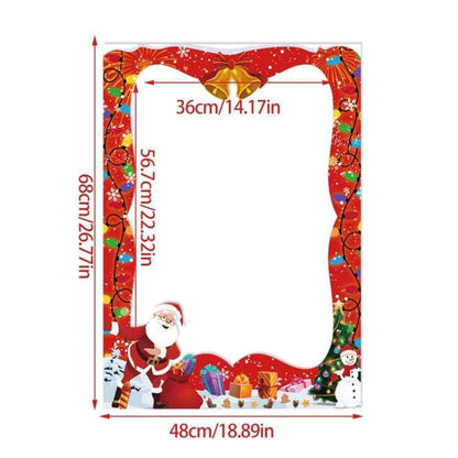 Christmas Party Decoration Children Adults Quirky Photo Frame Handheld Photo Props - Shello's Creative Boutique