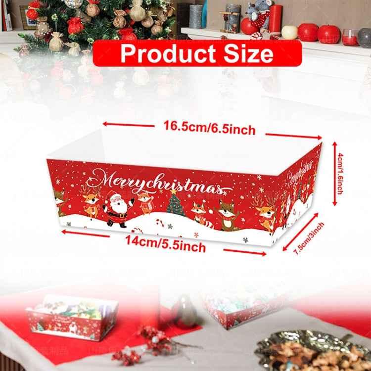 20pcs /Pack Christmas Food Snack Tray Christmas Party French Fries Paper Tray - Shello's Creative Boutique