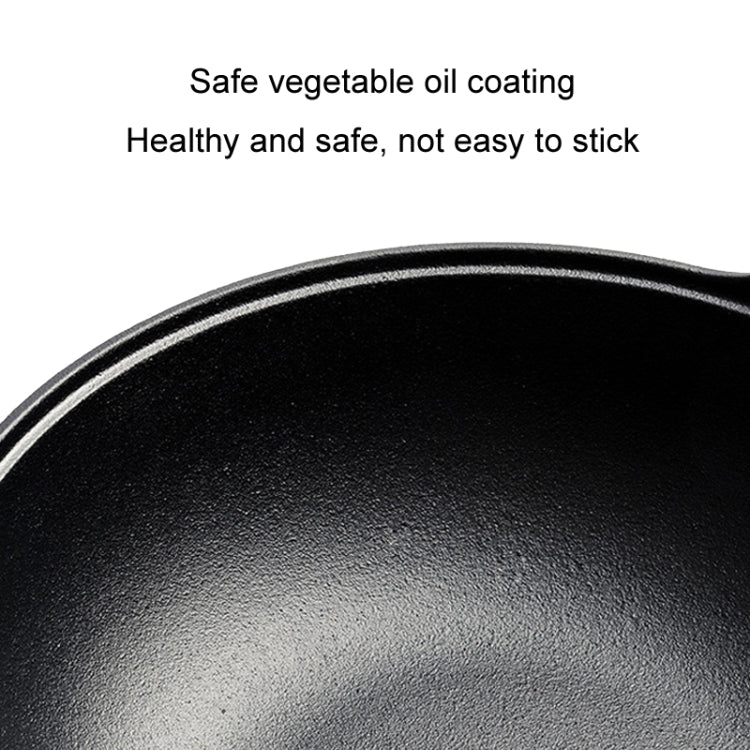Cast Iron Frying Pan Stewpot Universal Uncoated Non-Stick Casserole, 20cm, 25cm, 27cm - Shello's Creative Boutique