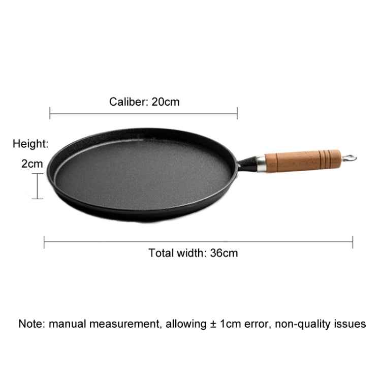 Thickened Cast Iron Skillet Non-Coating Non-Stick Pancake Pan Omelette Steak Pot