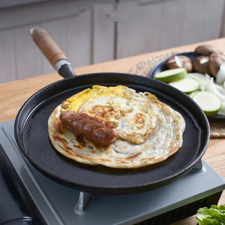 Thickened Cast Iron Skillet Non-Coating Non-Stick Pancake Pan Omelette Steak Pot - Shello's Creative Boutique