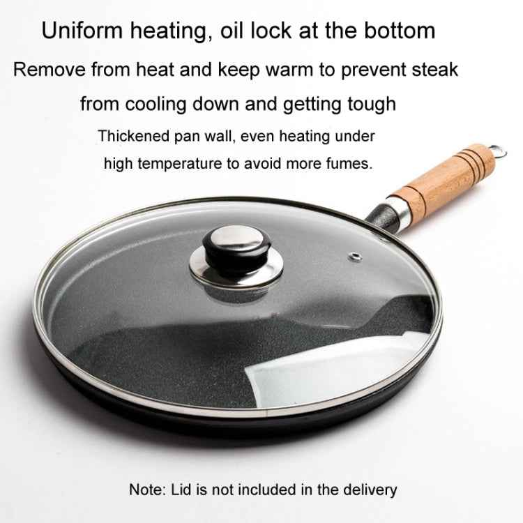 Thickened Cast Iron Skillet Non-Coating Non-Stick Pancake Pan Omelette Steak Pot