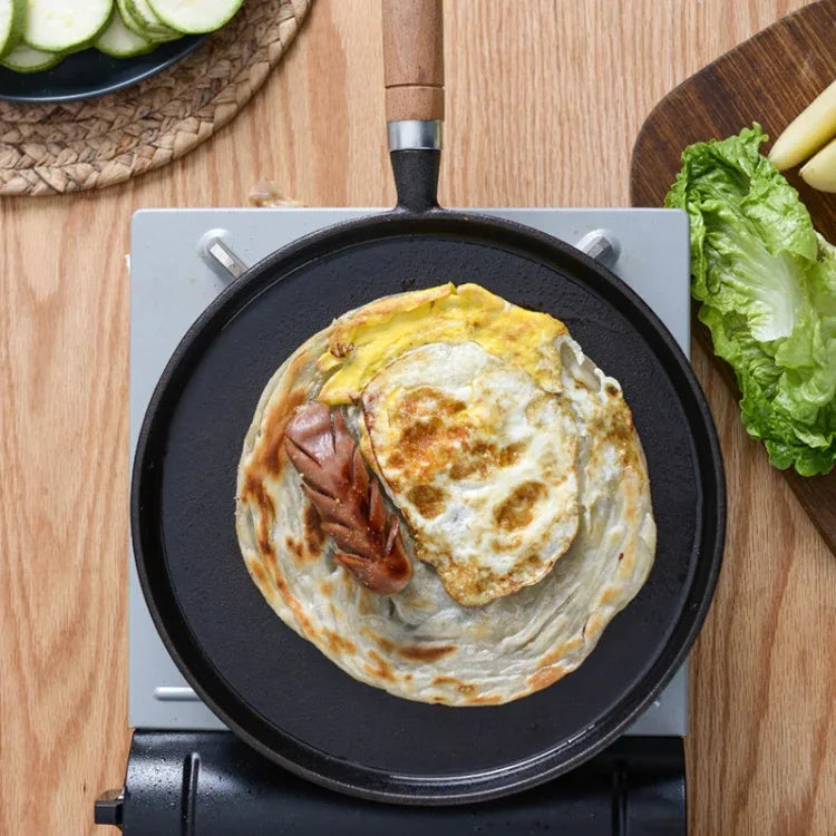 Thickened Cast Iron Skillet Non-Coating Non-Stick Pancake Pan Omelette Steak Pot - Shello's Creative Boutique