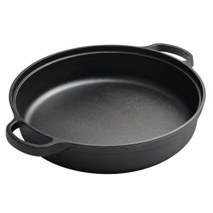 Cast Iron Cooking Pot Wok Nonstick Frying Pan Restaurant Kitchen Skillet Camping Cooker, 22cm, 25cm, 29cm, 31cm, 33cm - Shello's Creative Boutique