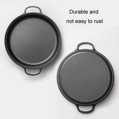 Cast Iron Cooking Pot Wok Nonstick Frying Pan Restaurant Kitchen Skillet Camping Cooker, 22cm, 25cm, 29cm, 31cm, 33cm - Shello's Creative Boutique