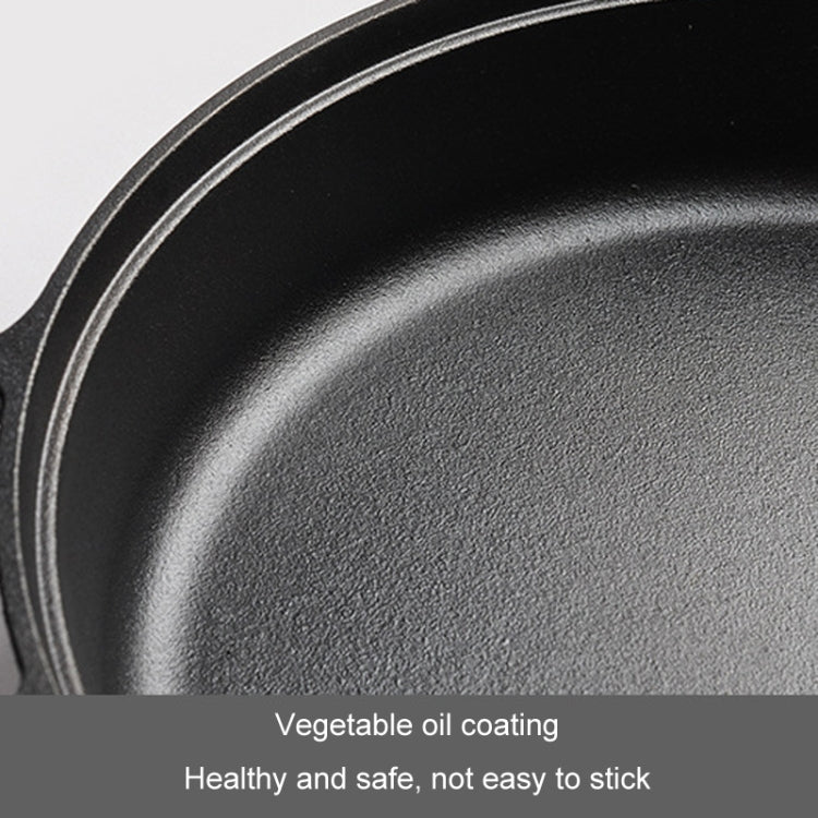 Cast Iron Cooking Pot Wok Nonstick Frying Pan Restaurant Kitchen Skillet Camping Cooker, 22cm, 25cm, 29cm, 31cm, 33cm - Shello's Creative Boutique