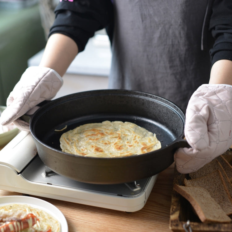 Cast Iron Cooking Pot Wok Nonstick Frying Pan Restaurant Kitchen Skillet Camping Cooker, 22cm, 25cm, 29cm, 31cm, 33cm - Shello's Creative Boutique