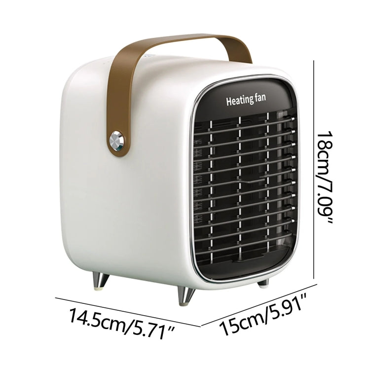 Y36 Mini Portable Desktop Heater Home Office Electric Heater, US Plug White, US Plug Green, EU Plug White, EU Plug Green - Shello's Creative Boutique