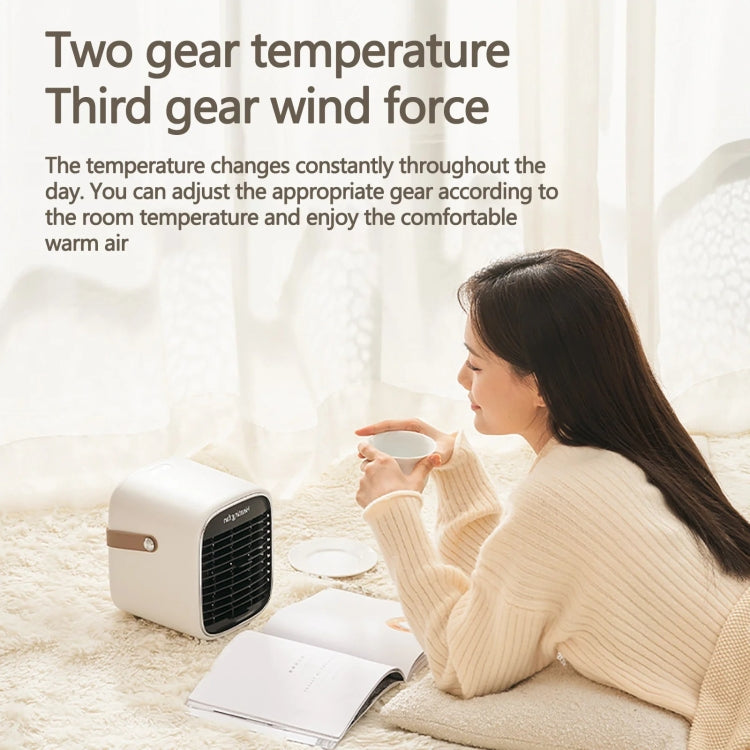 Y36 Mini Portable Desktop Heater Home Office Electric Heater, US Plug White, US Plug Green, EU Plug White, EU Plug Green - Shello's Creative Boutique