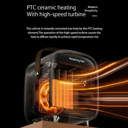 Y36 Mini Portable Desktop Heater Home Office Electric Heater