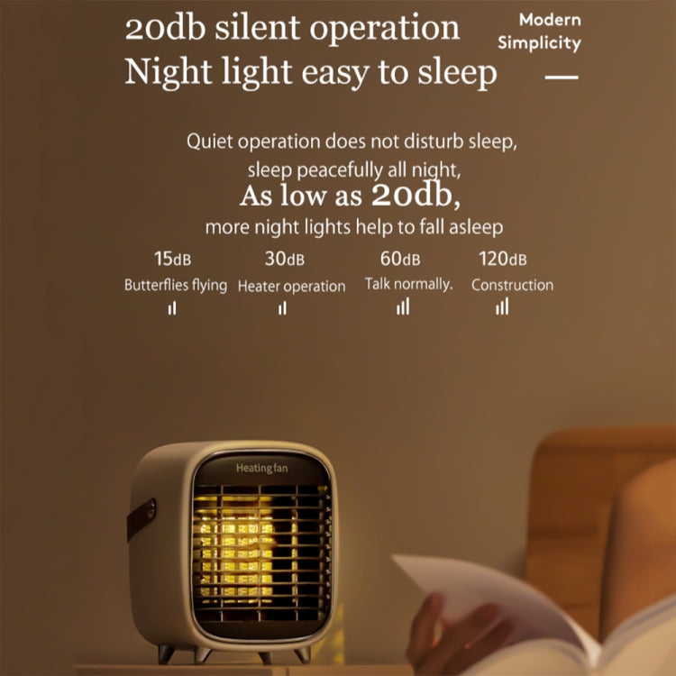 Y36 Mini Portable Desktop Heater Home Office Electric Heater, US Plug White, US Plug Green, EU Plug White, EU Plug Green - Shello's Creative Boutique