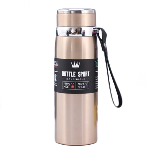 316 Stainless Steel Insulated Mug Large Capacity Vacuum Thermos Outdoor Portable Car Insulated Water Bottle, 800ml, 1000ml
