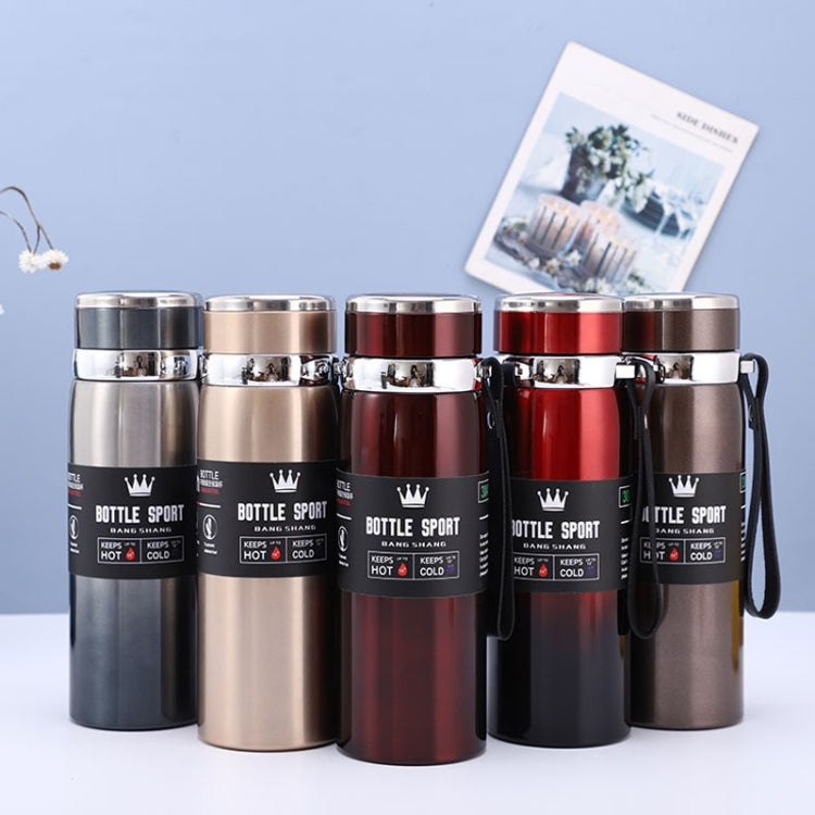 316 Stainless Steel Insulated Mug Large Capacity Vacuum Thermos Outdoor Portable Car Insulated Water Bottle, 800ml, 1000ml - Shello's Creative Boutique