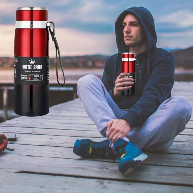 316 Stainless Steel Insulated Mug Large Capacity Vacuum Thermos Outdoor Portable Car Insulated Water Bottle, 800ml, 1000ml - Shello's Creative Boutique