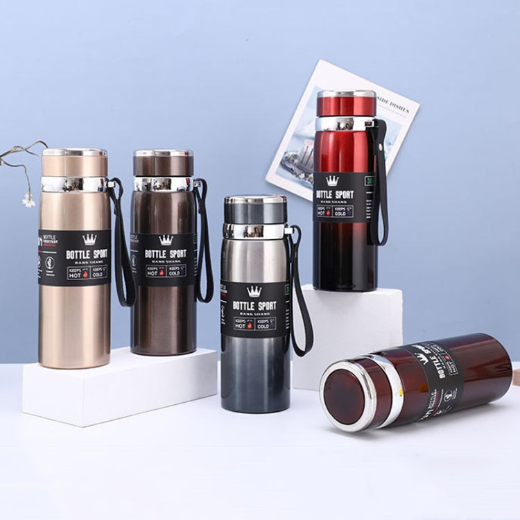 316 Stainless Steel Insulated Mug Large Capacity Vacuum Thermos Outdoor Portable Car Insulated Water Bottle, 800ml, 1000ml - Shello's Creative Boutique
