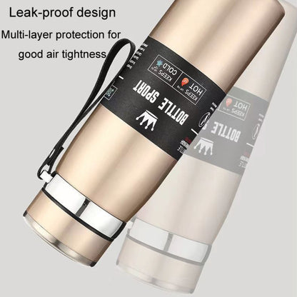 316 Stainless Steel Insulated Mug Large Capacity Vacuum Thermos Outdoor Portable Car Insulated Water Bottle, 800ml, 1000ml - Shello's Creative Boutique