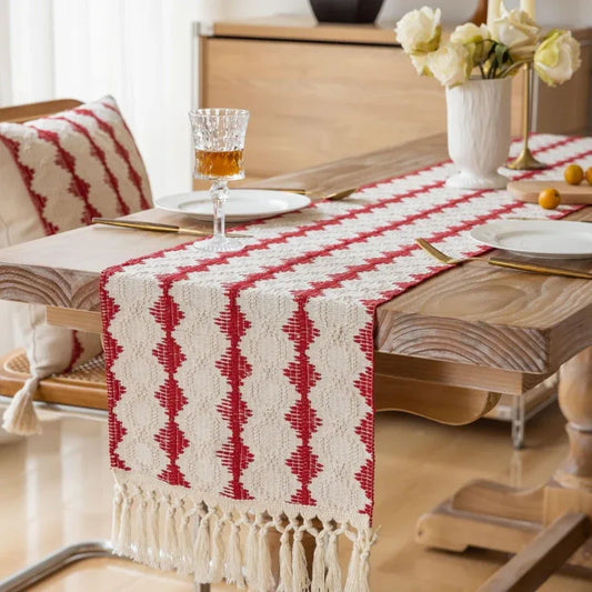 Christmas Towel Embroidery Table Flag Simple Tablecloths - Shello's Creative Boutique