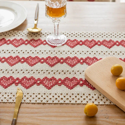 Christmas Towel Embroidery Table Flag Simple Tablecloths - Shello's Creative Boutique