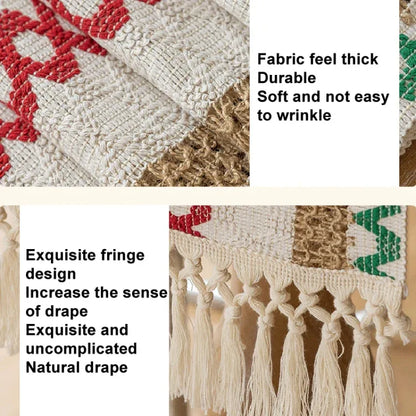 Christmas Towel Embroidery Table Flag Simple Tablecloths - Shello's Creative Boutique