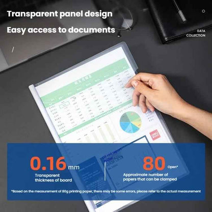 Deli 10pcs /Pack 5854 A4 Lever Arch File Binder With 9mm Spine Width - Holds Up To 80 Sheets