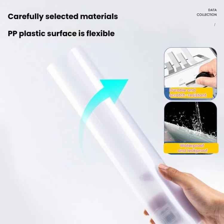 Deli 10pcs /Pack 5854 A4 Lever Arch File Binder With 9mm Spine Width - Holds Up To 80 Sheets