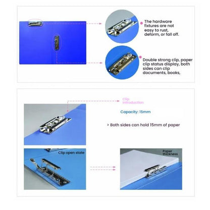 Deli 5302 A4 Lever Arch File Folder - 18mm Spine with Dual Metal Clips