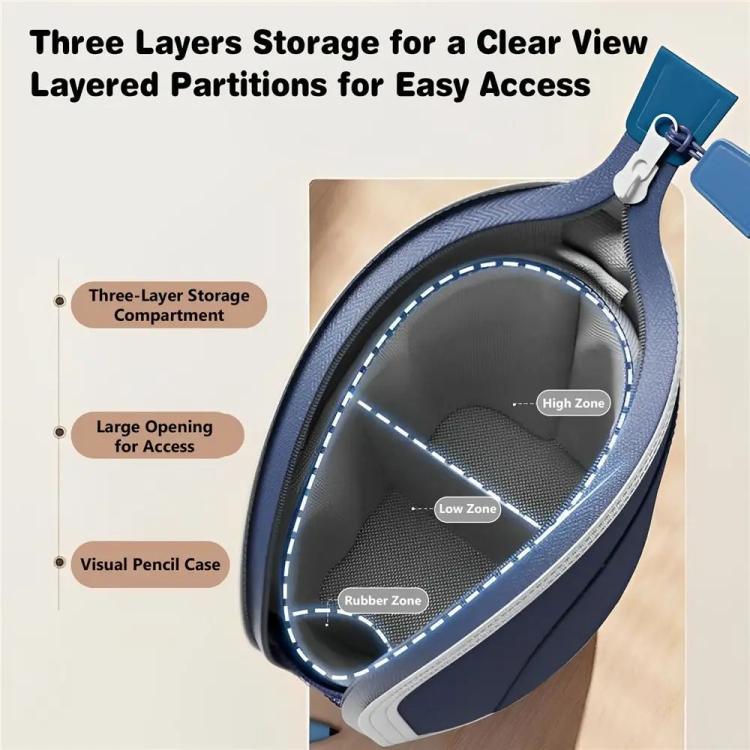 Vertical Pencil Cases Expandable Large Capacity Desk Stationery Organizer For Students - Shello's Creative Boutique