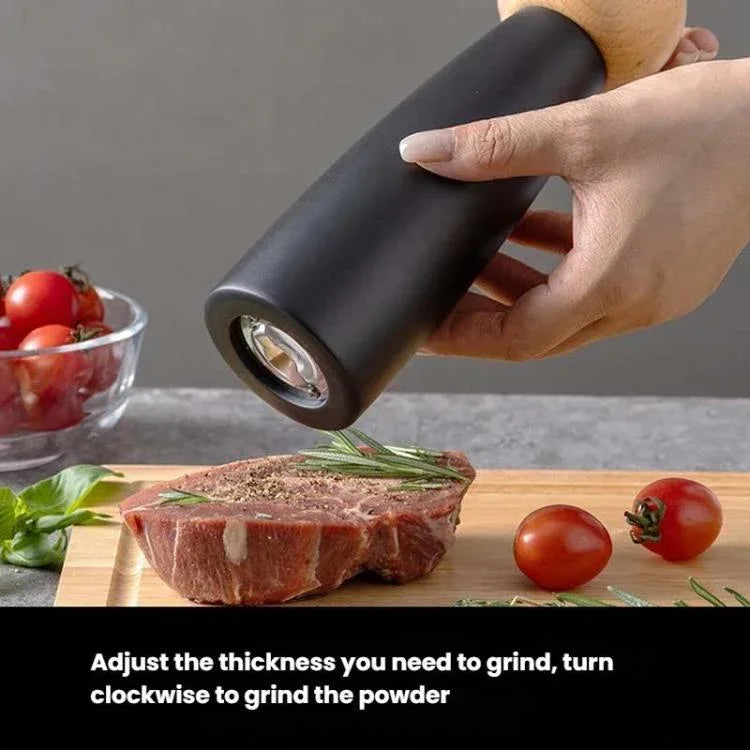 Round Head Manual Pepper Mill Ceramic Core Kitchen Tool - Shello's Creative Boutique