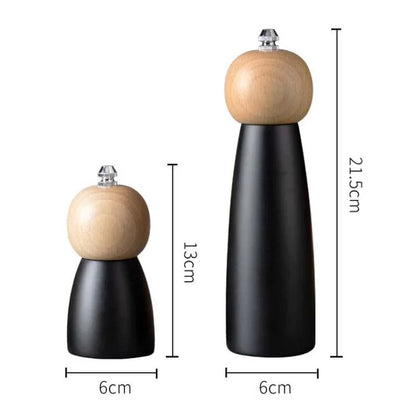 Round Head Manual Pepper Mill Ceramic Core Kitchen Tool - Shello's Creative Boutique