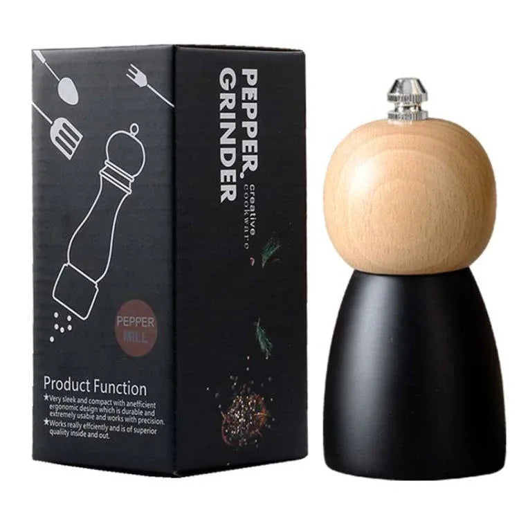 Round Head Manual Pepper Mill Ceramic Core Kitchen Tool - Shello's Creative Boutique